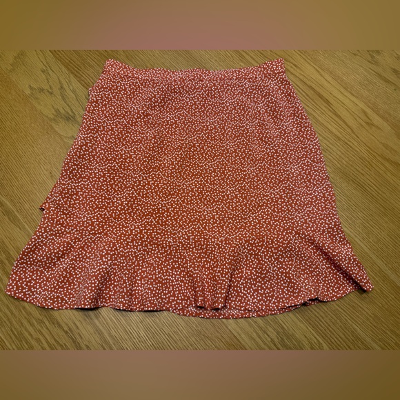 Altar'd State Dresses & Skirts - Red Polka Dot/Heart shape print Women's Skirt Size M Valentines Day.